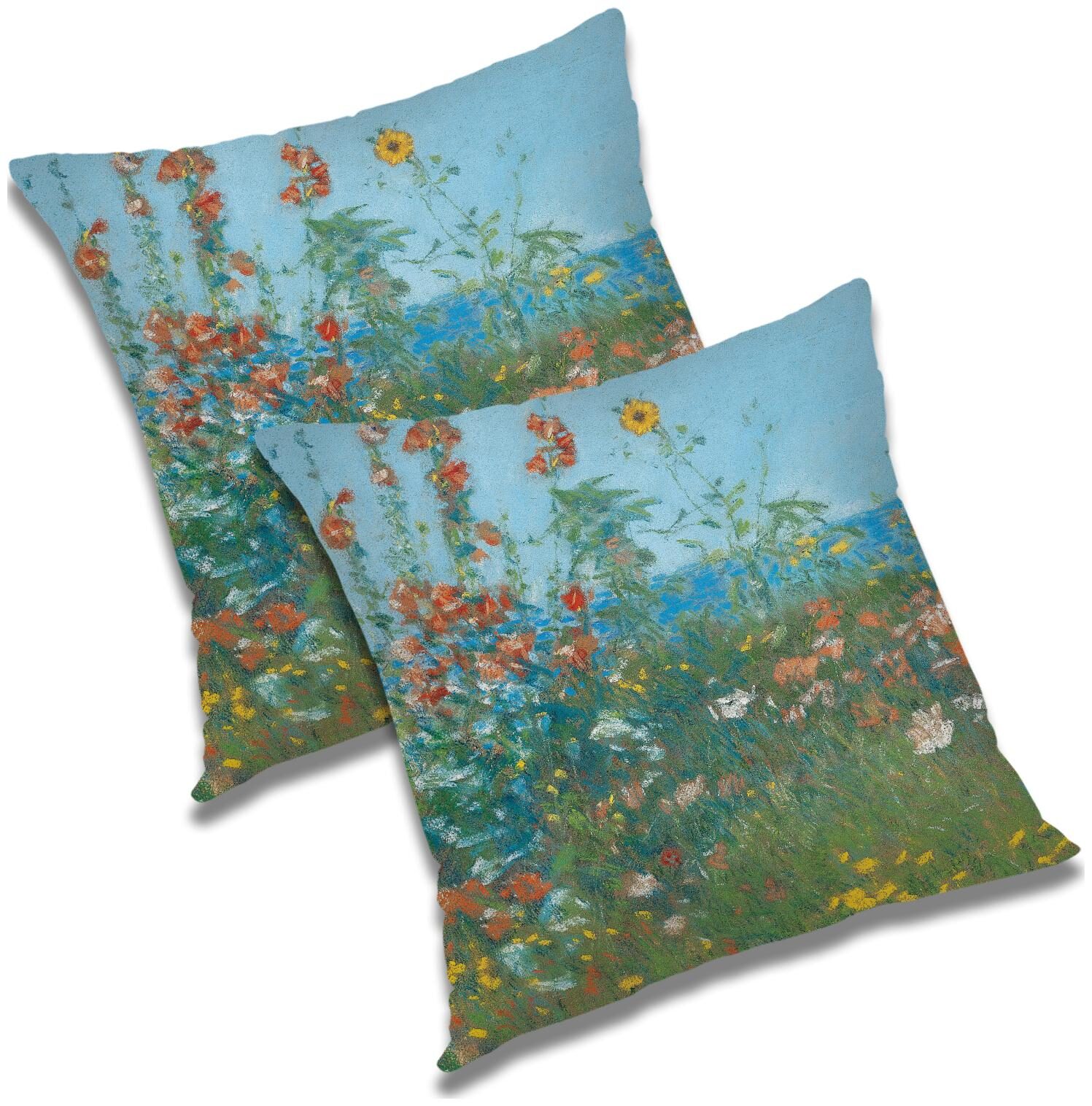 

RADANYA Floral Cushion Cover with Filler Set 12X12 inch