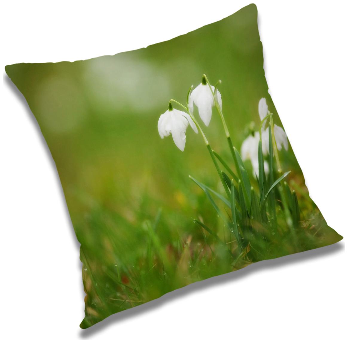 

RADANYA Floral Cushion Cover 16x16 inch