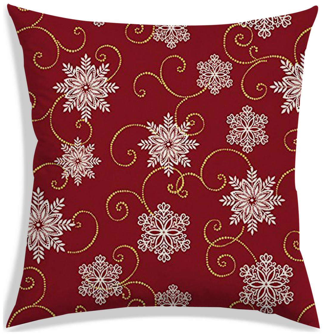 

RADANYA Floral Polyester Brown Cushion Cover ( Small Pack of 1 )