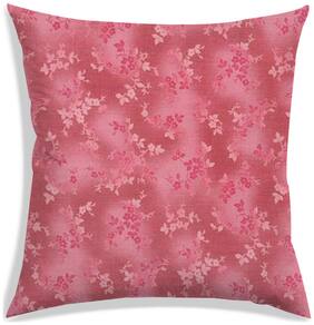 RADANYA Floral Polyester Peach Cushion Cover ( Extra large , Pack of 1 )