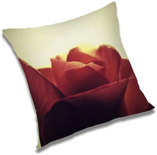 RADANYA Floral Cushion Cover 24x24 inch