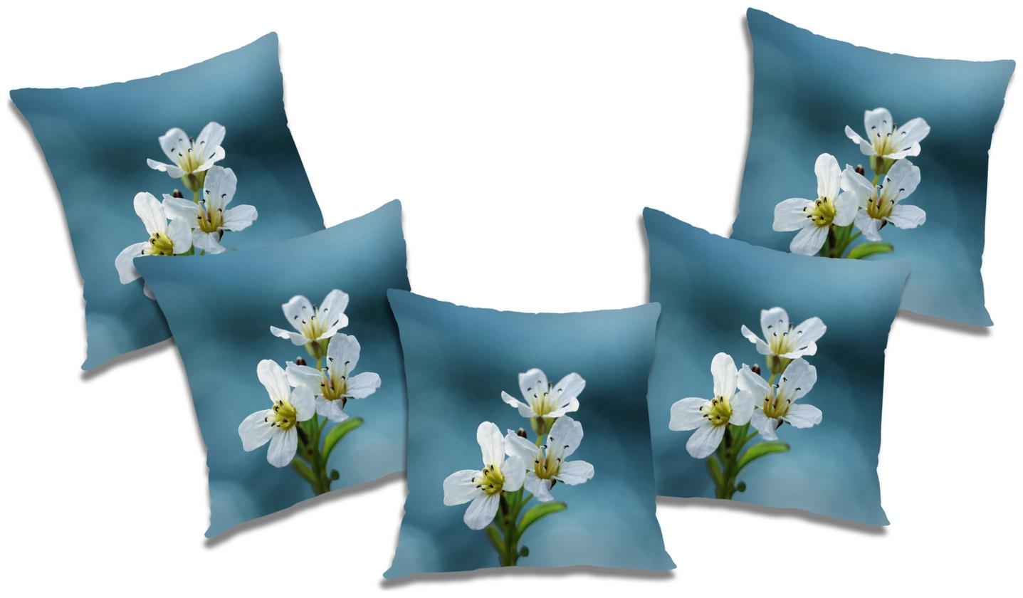 

RADANYA Floral Cushion Cover (Set of 5) 18x18 inch