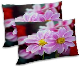 RADANYA Polyester Floral Pillow Covers ( Pack of 2 , Multi )