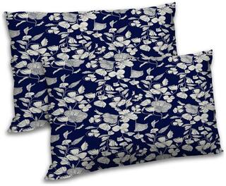RADANYA Polyester Floral Pillow Covers ( Pack of 2 , Blue )
