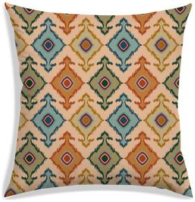 RADANYA Floral Polyester Black Cushion Cover ( Small , Pack of 1 )