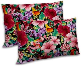 RADANYA Polyester Floral Pillow Covers ( Pack of 2 , Multi )