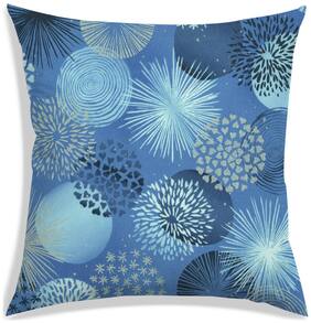 RADANYA Floral Polyester Grey Cushion Cover ( Small , Pack of 1 )