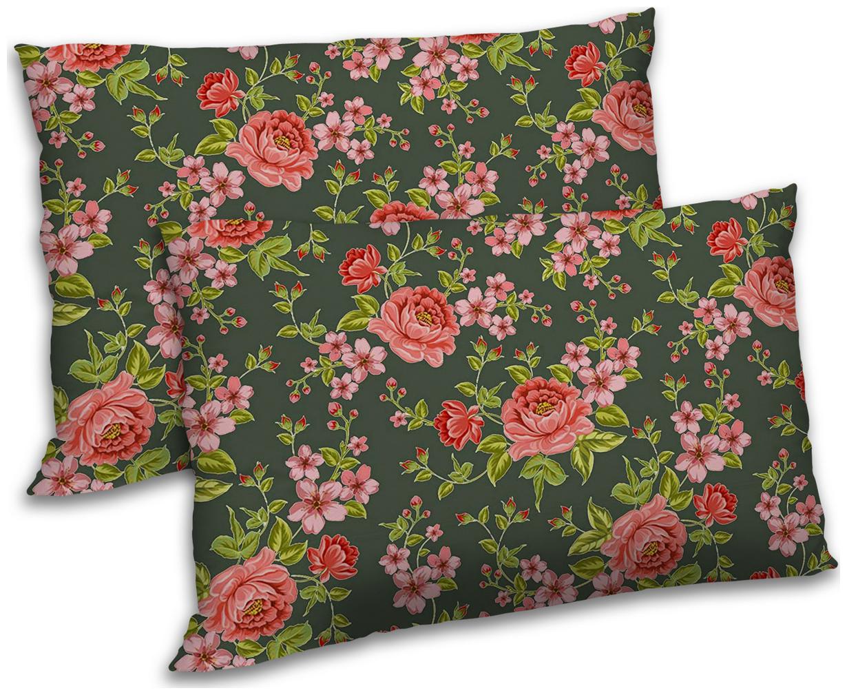 

RADANYA Floral Printed Pillow Set - 18x27 inch