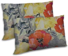 RADANYA Polyester Floral Pillow Covers ( Pack of 2 , Multi )