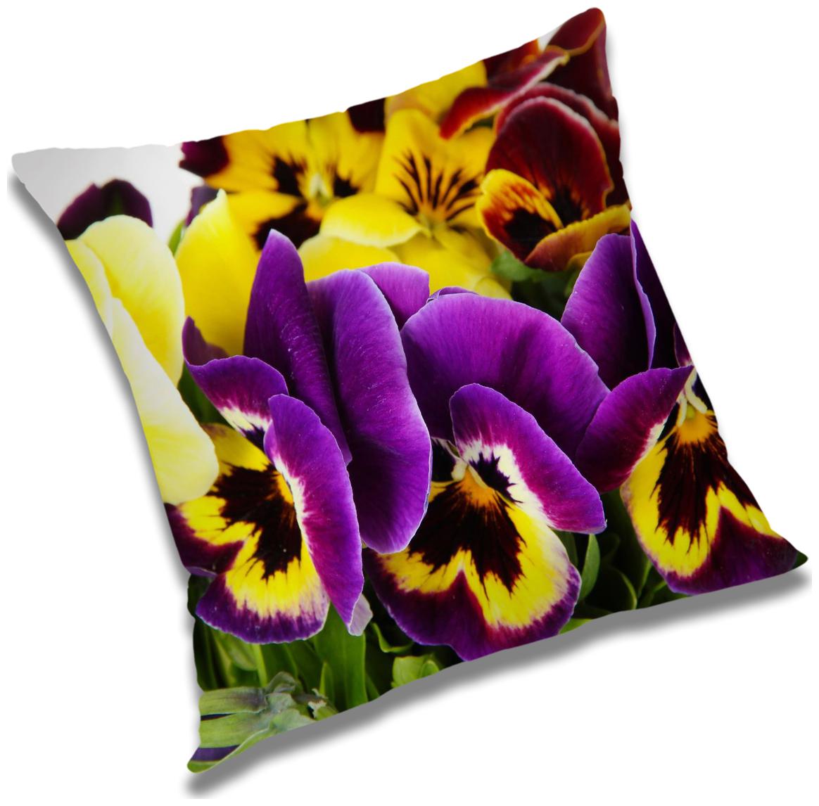 

RADANYA Floral Cushion Cover with Filler Set 16x16 inch