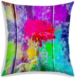 RADANYA Floral Cushion Cover 12x12 inch