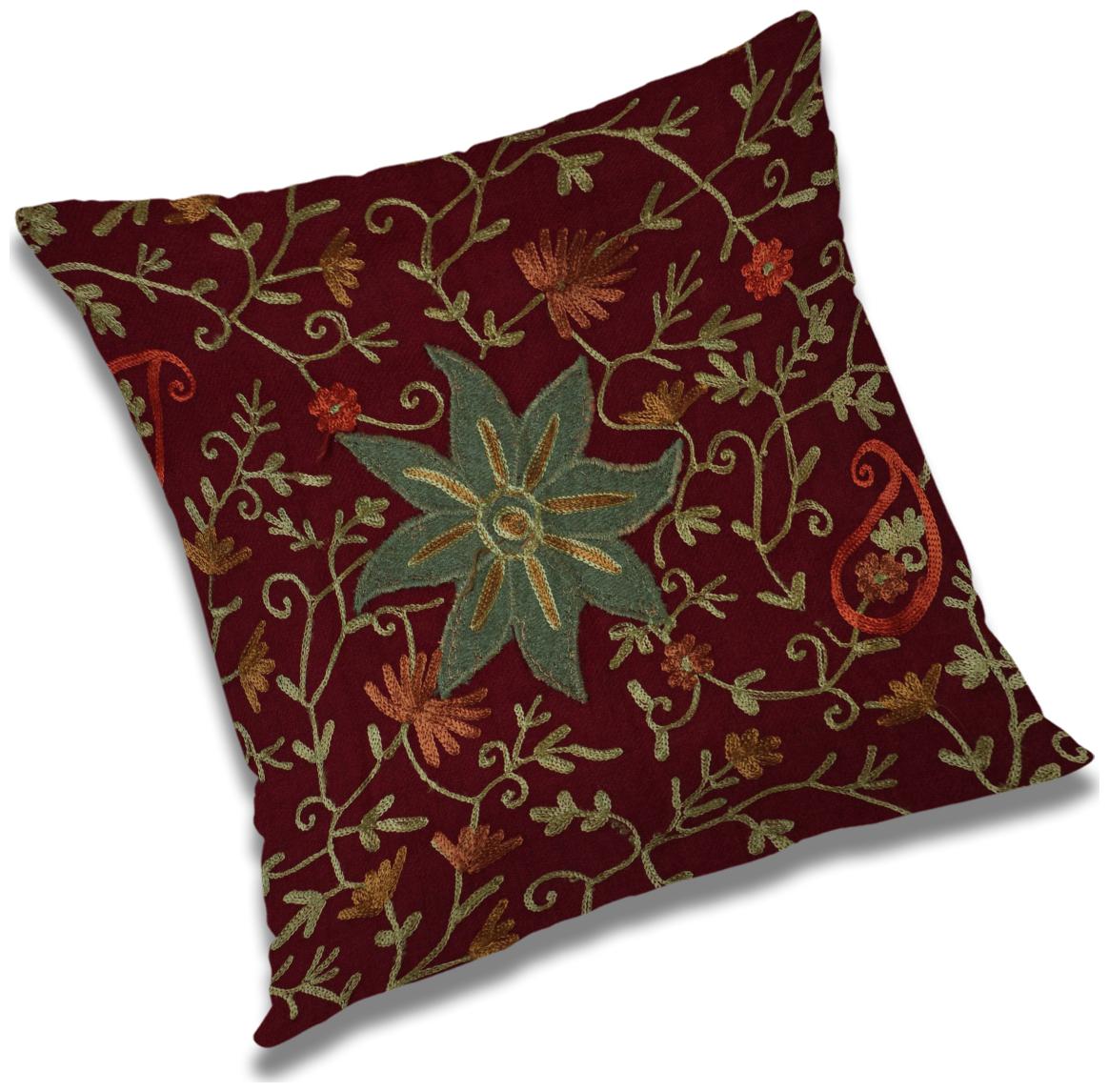 

RADANYA Floral Cushion Cover with Filler Set 20x20 inch