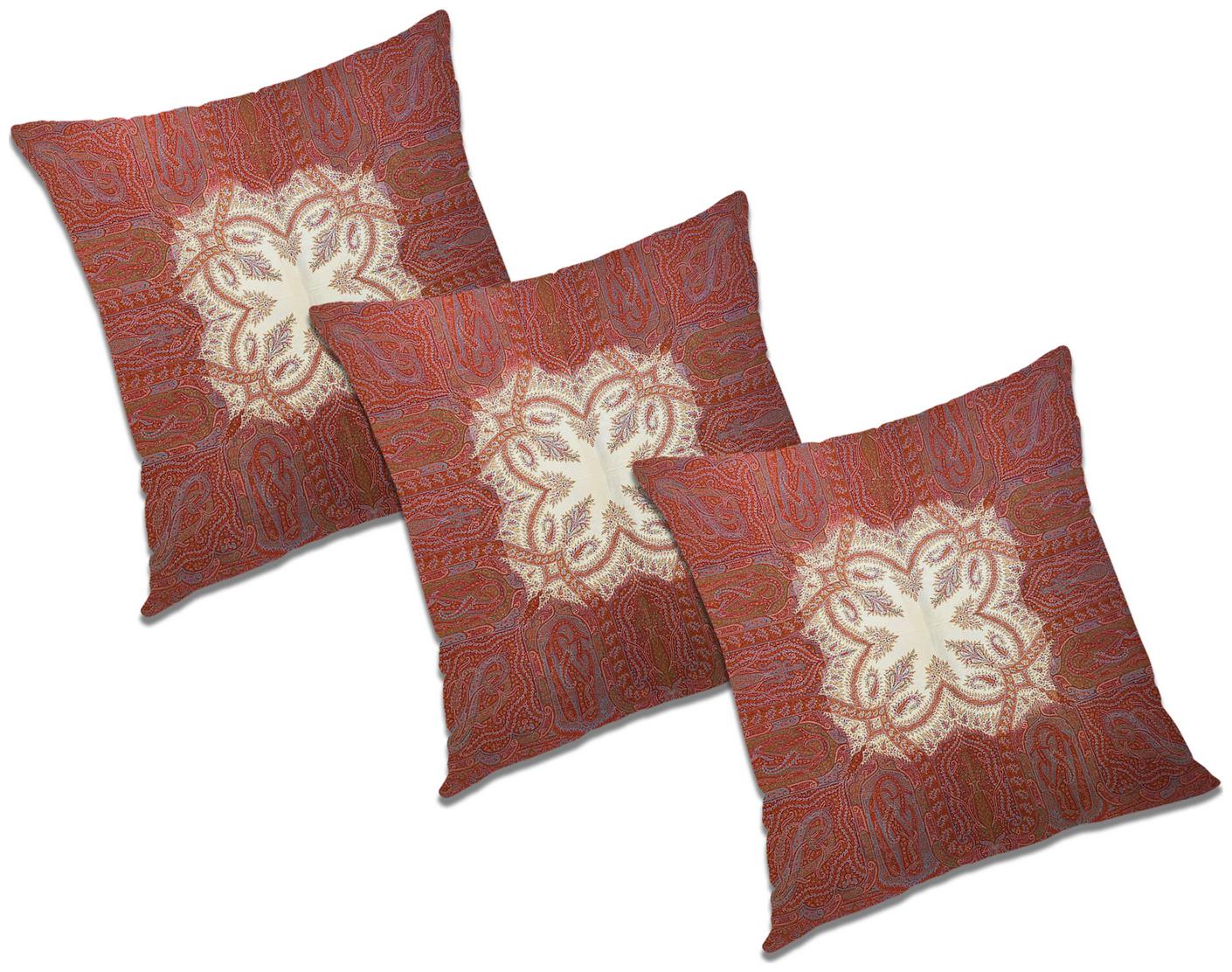 

RADANYA Floral Cushion Cover with Filler (Set of 3) 18x18 inch