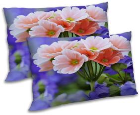 RADANYA Polyester Floral Pillow Covers ( Pack of 2 , Multi )