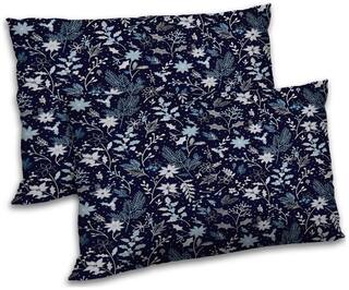RADANYA Polyester Floral Pillow Covers ( Pack of 2 , Blue )