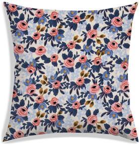 RADANYA Floral Polyester Off-white Cushion Cover ( Extra large , Pack of 1 )