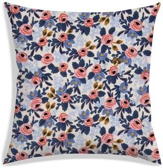 RADANYA Floral Polyester Off-white Cushion Cover ( Extra large , Pack of 1 )