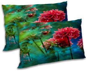 RADANYA Polyester Printed Pillow Covers ( Pack of 2 , Multi )
