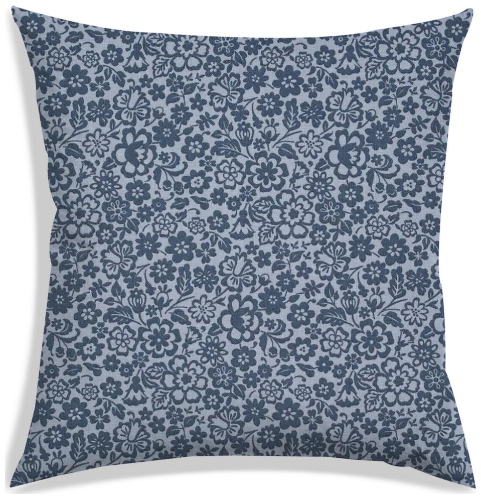 

RADANYA Floral Polyester Grey Cushion Cover ( Extra large Pack of 1 )