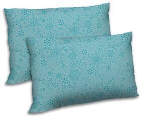 RADANYA Polyester Cartoon Pillow Covers ( Pack of 2 , Blue )