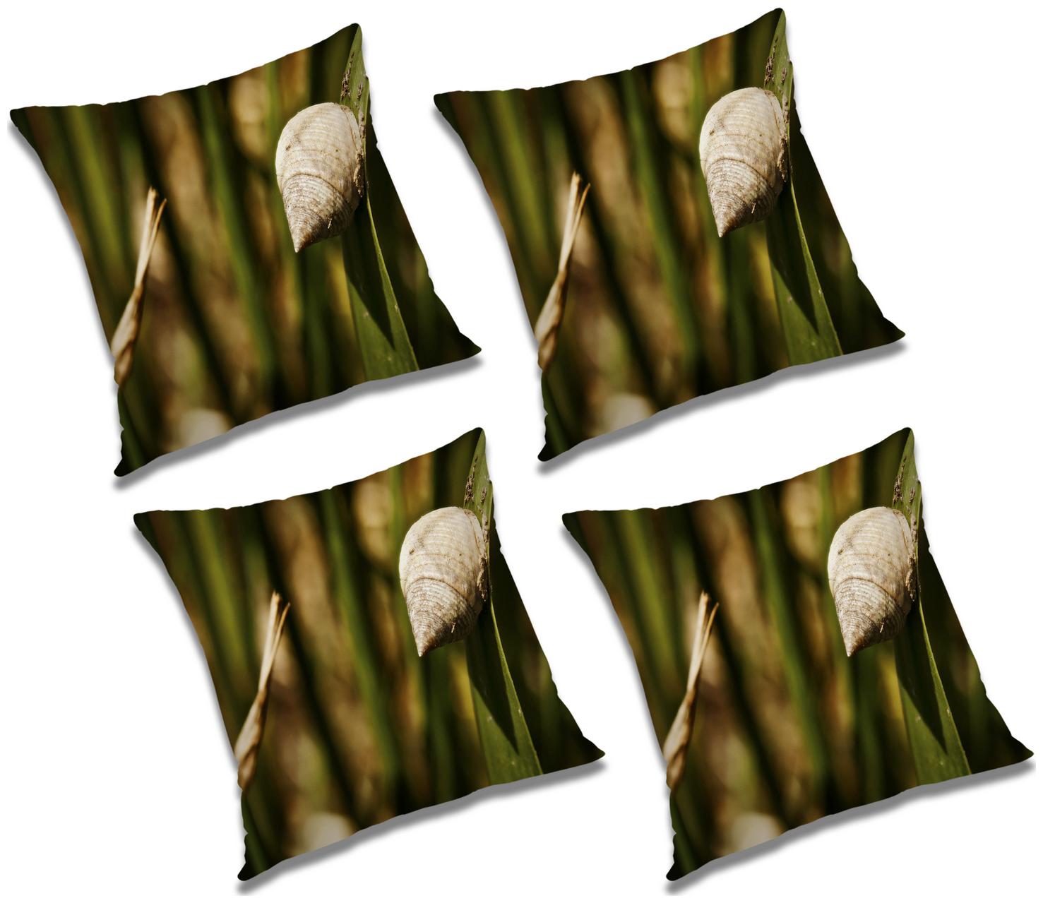 

RADANYA Floral Cushion Cover with Filler (Set of 4) 12X12 inch