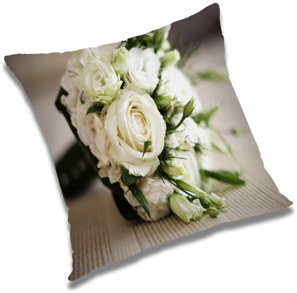 

RADANYA Floral Cushion Cover with Filler Set 12X12 inch