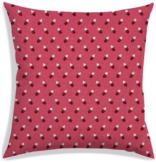 RADANYA Floral Polyester Purple Cushion Cover ( Extra large , Pack of 1 )