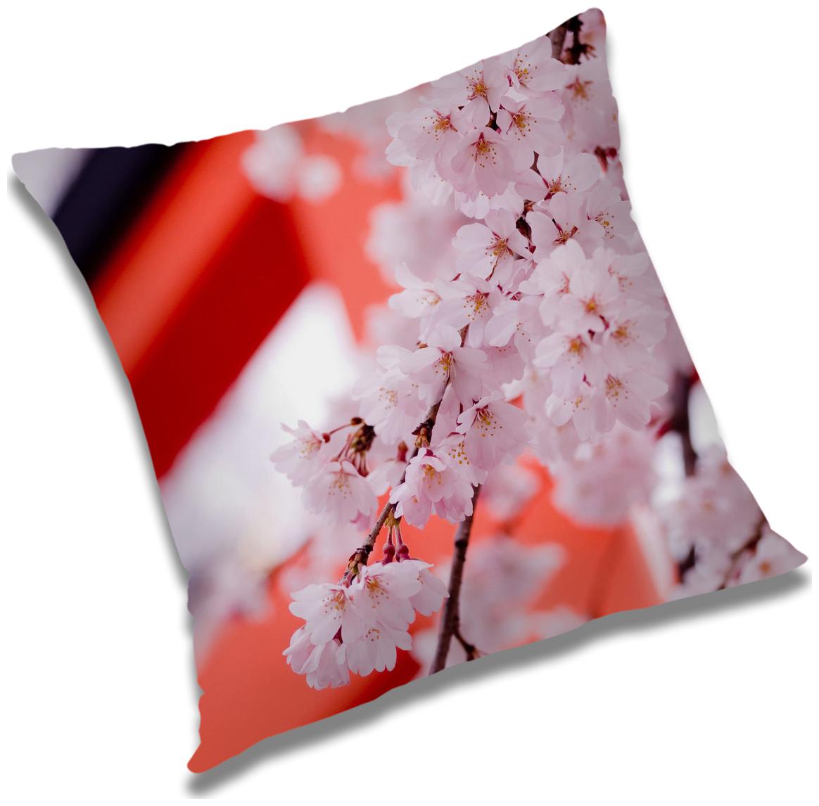 

RADANYA Floral Cushion Cover with Filler Set 24x24 inch