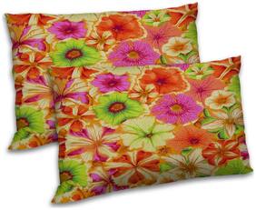 RADANYA Polyester Floral Pillow Covers ( Pack of 2 , Multi )