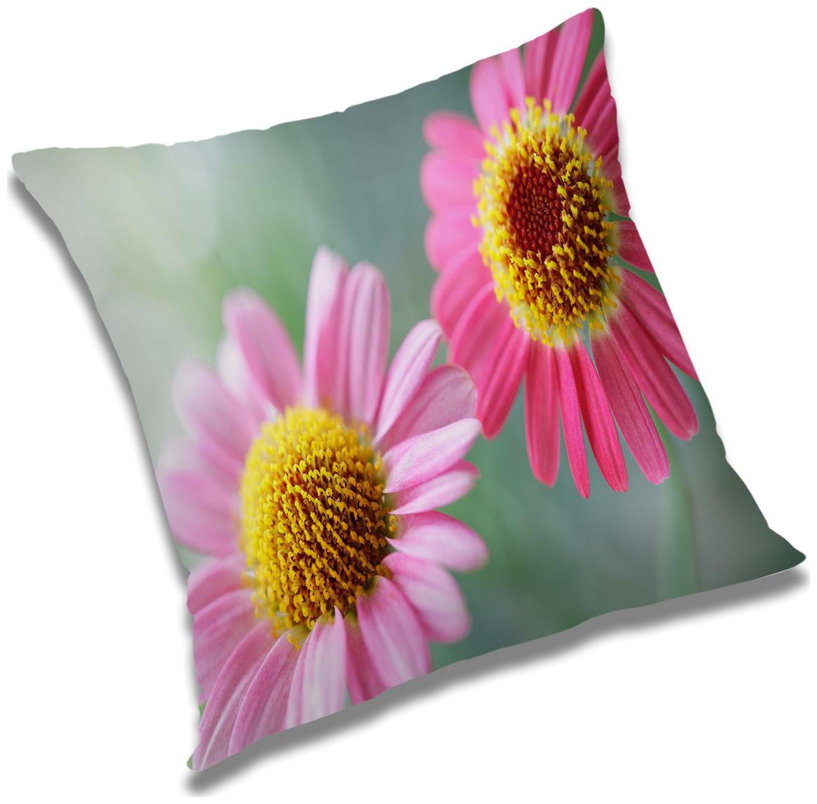 

RADANYA Floral Cushion Cover with Filler Set 24x24 inch