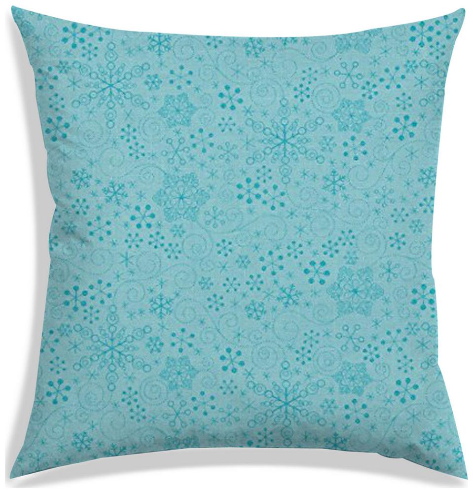 

RADANYA Floral Polyester Blue Cushion Cover ( Large Pack of 1 )
