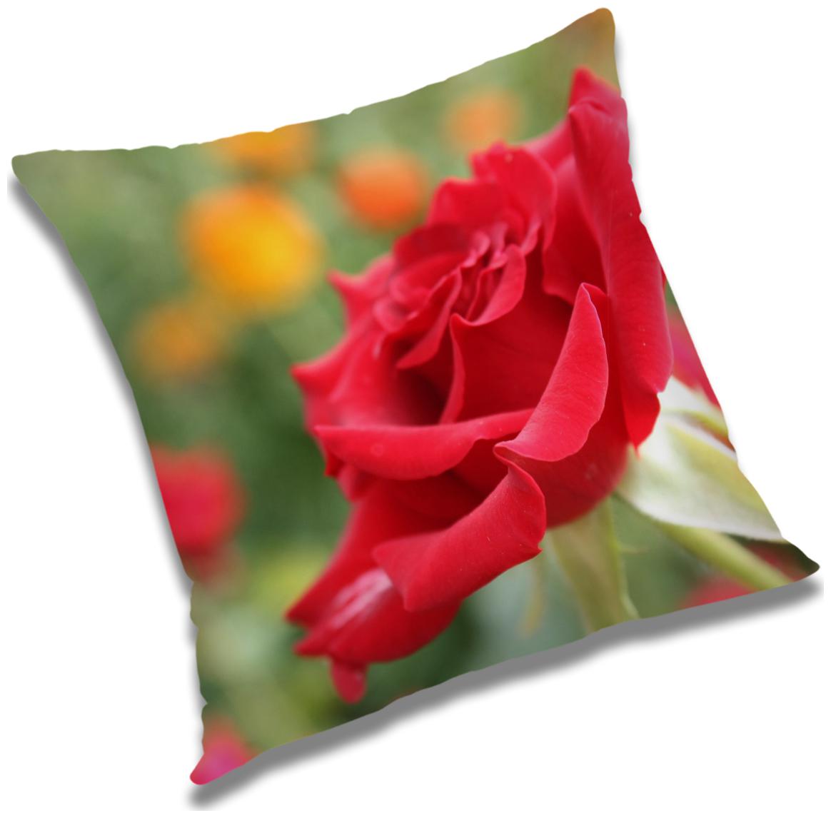 

RADANYA Floral Cushion Cover with Filler Set 18x18 inch