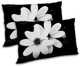 RADANYA Polyester Floral Pillow Covers ( Pack of 2 , Black )