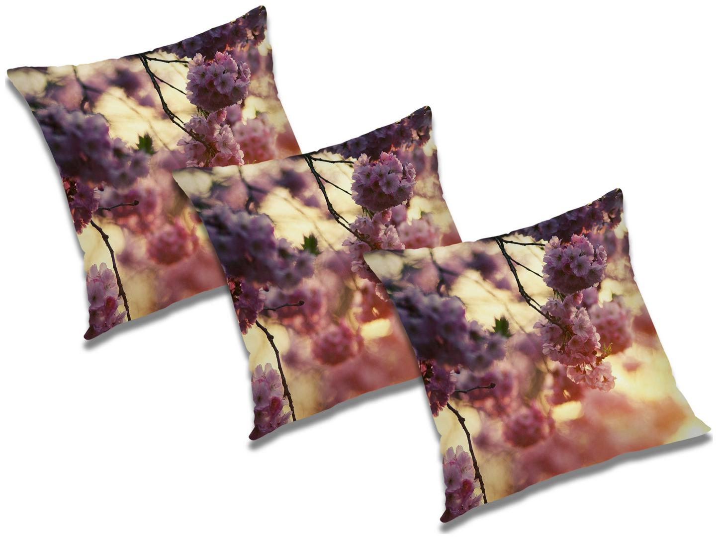 

RADANYA Floral Cushion Cover with Filler (Set of 3) 20x20 inch
