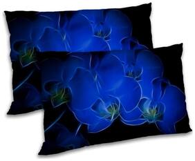 RADANYA Polyester Floral Pillow Covers ( Pack of 2 , Black )