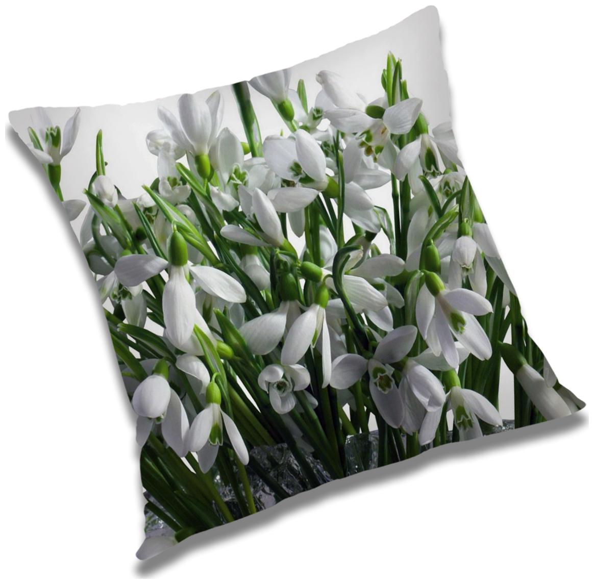 

RADANYA Floral Cushion Cover with Filler Set 18x18 inch