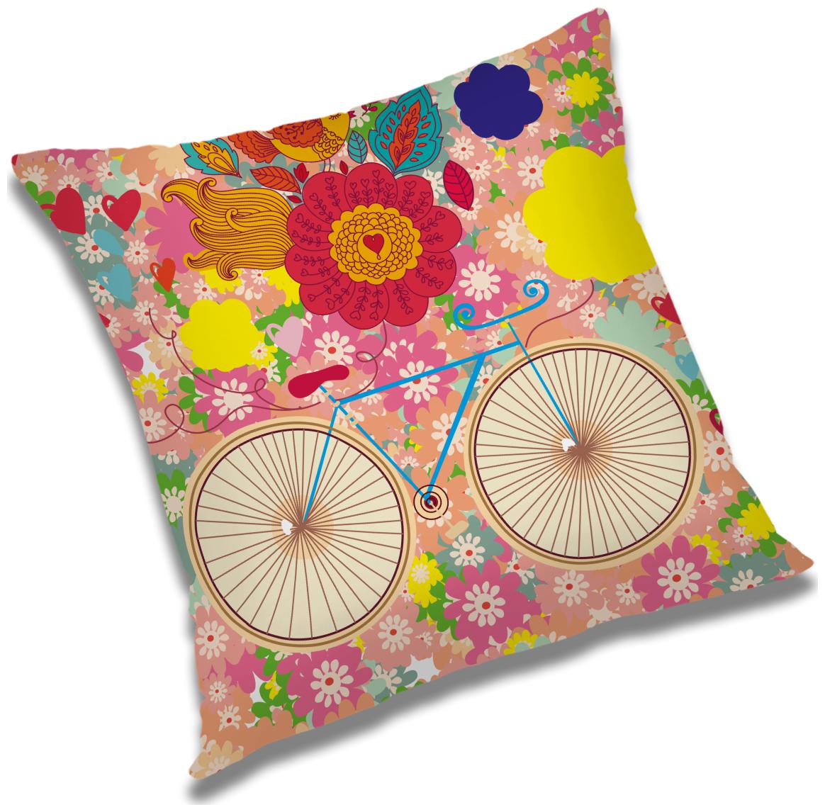 

RADANYA Floral Cushion Cover with Filler Set 12X12 inch