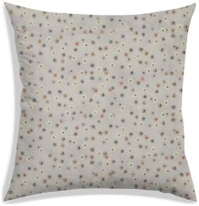 RADANYA Floral Polyester Beige Cushion Cover ( Small , Pack of 1 )
