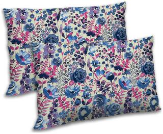 RADANYA Polyester Floral Pillow Covers ( Pack of 2 , Pink )