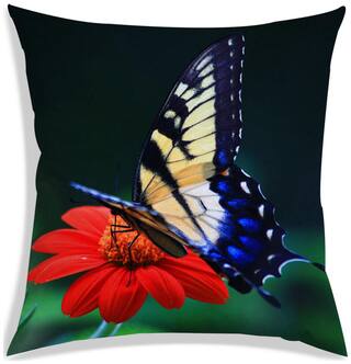 RADANYA Floral Cushion Cover 20x20 inch