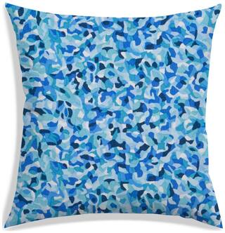 RADANYA Floral Polyester Peach Cushion Cover ( Regular , Pack of 1 )