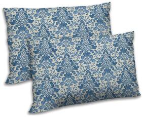 RADANYA Polyester Floral Pillow Covers ( Pack of 2 , White )