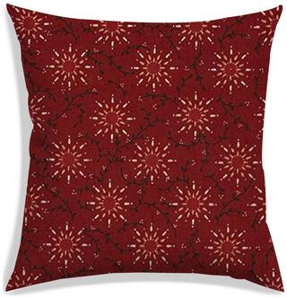 RADANYA Floral Polyester Brown Cushion Cover ( Small , Pack of 1 )