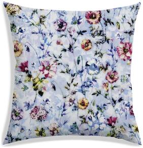 RADANYA Floral Polyester Grey Cushion Cover ( Small , Pack of 1 )