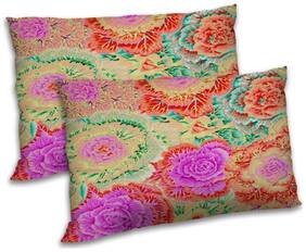 RADANYA Polyester Printed Pillow Covers ( Pack of 2 , Multi )
