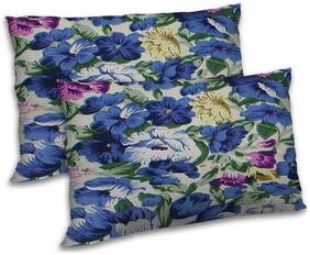 RADANYA Polyester Floral Pillow Covers ( Pack of 2 , Multi )