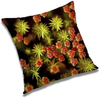 RADANYA Floral Cushion Cover 16x16 inch