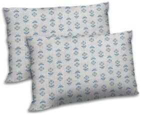 RADANYA Polyester Floral Pillow Covers ( Pack of 2 , Off-White )