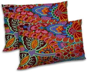 RADANYA Floral Printed Pillow Set - 18x27 inch