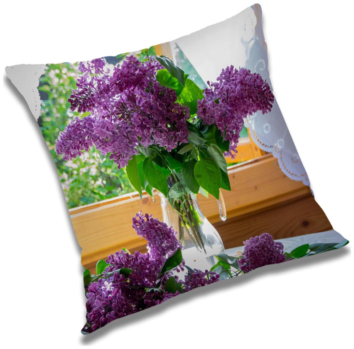 

RADANYA Floral Cushion Cover 16x16 inch